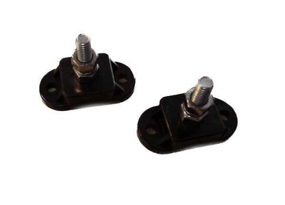 2 x Single Post Cable Connection Distribution Posts Black - Everything Caravans