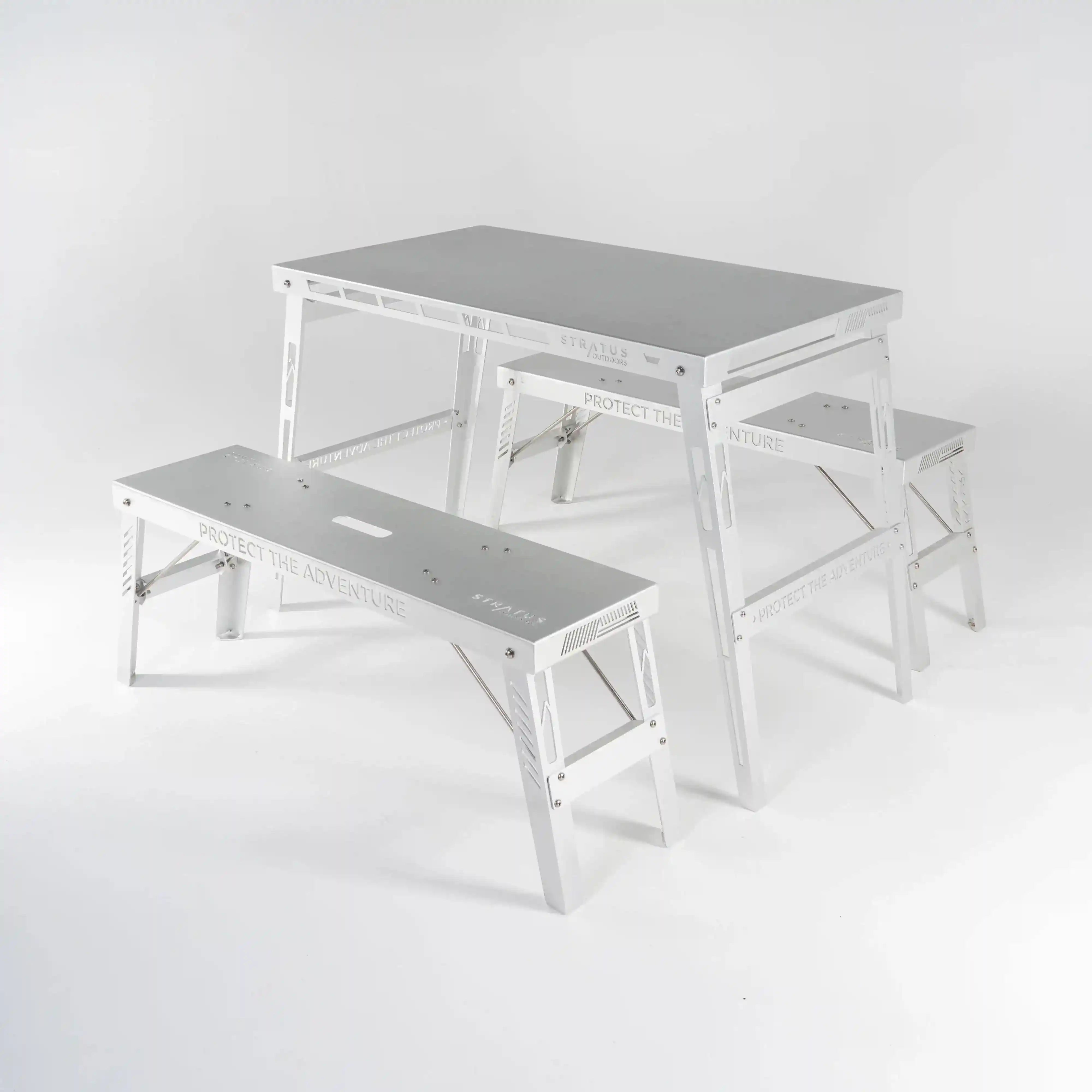 Stratus Table Stratus Outdoor Table Bench Bundle - Everything Caravans – Everything ...