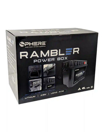SPHERE RAMBLER Battery Box with Power Accessory Ports & Covers | 455x265x325mm