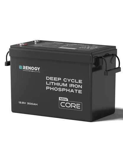 RENOGY MINI 500-11062 Lithium 12V 300Ah LiFePO4 Battery — RBT12300LFP-M-G1-AU 