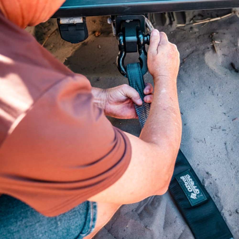 OZtrail 11T Snatch Strap suited for larger vehicles