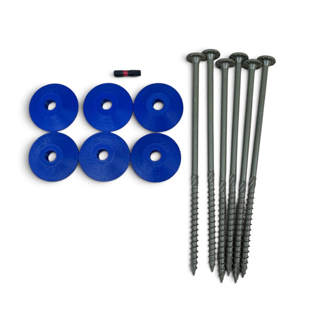 Tiegear Terra Mat and Pegs 5m x 2.4m Caravan Annex Mat - with Free PEG Set
