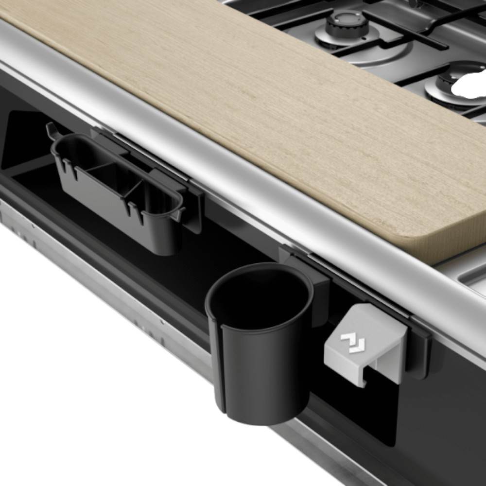 Dometic Slide Out Kitchen with 3‑burner cooktop, sink and benchtop for Caravan