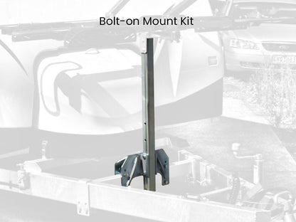 Gripsport Complete Non-Tilting Caravan Rack for 2 Bikes with Tall Bolt On Mount Kit