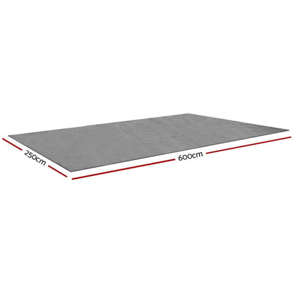 6M2.5M Annex Floor Mat Grey
