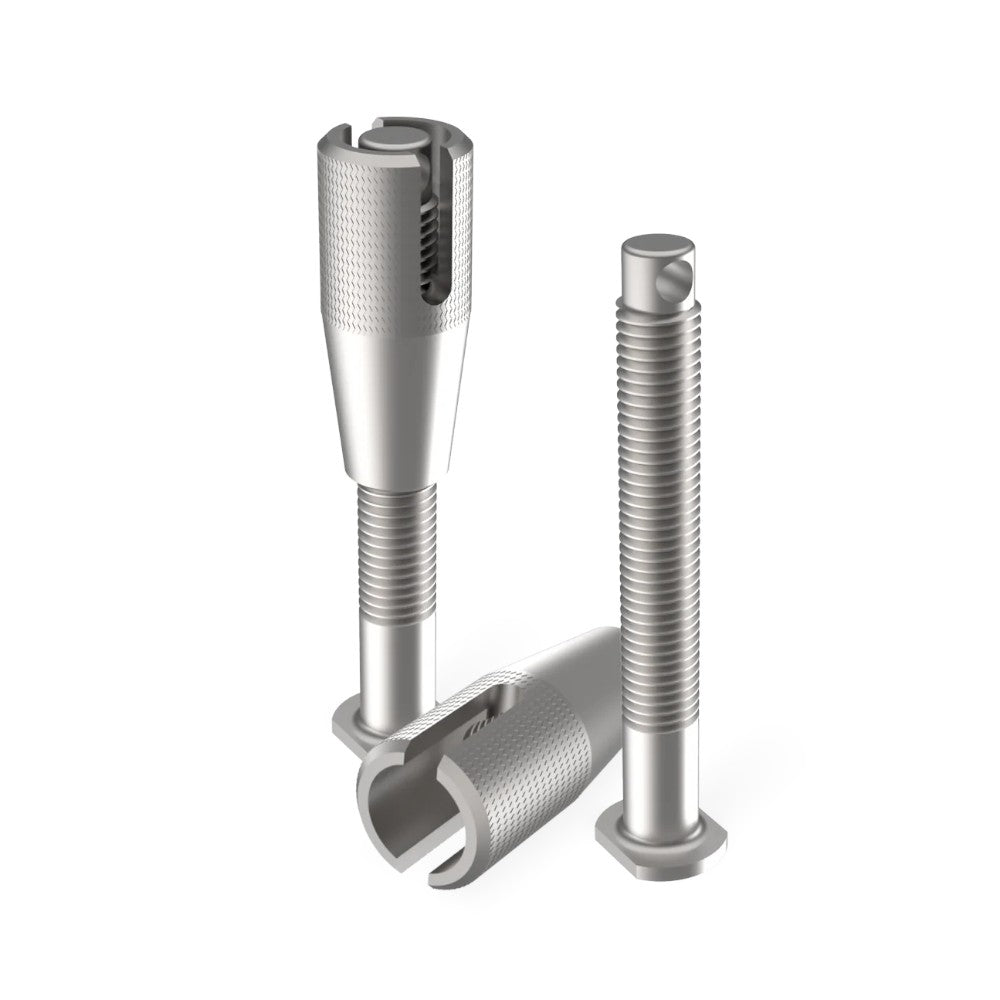 Tred 115mm Mounting Pins with Nut- Pair