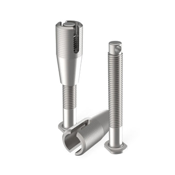 Tred 115mm Mounting Pins with Nut- Pair
