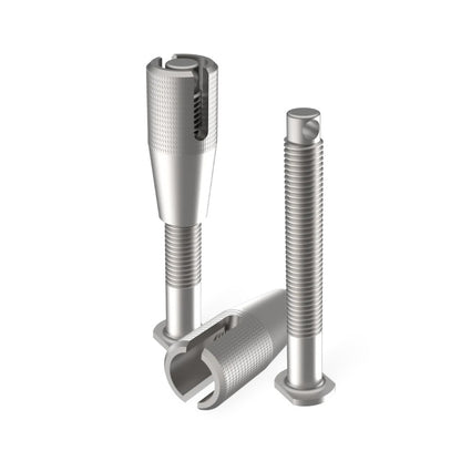 Tred 115mm Mounting Pins with Nut- Pair