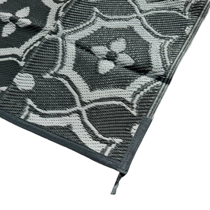 Caravan Camping Mat Classic Grey White 1.5m x 2.43m