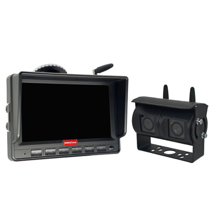 SafetyDave 7" Dash Monitor and 120/45 Degree Dual Black HD Camera Kit