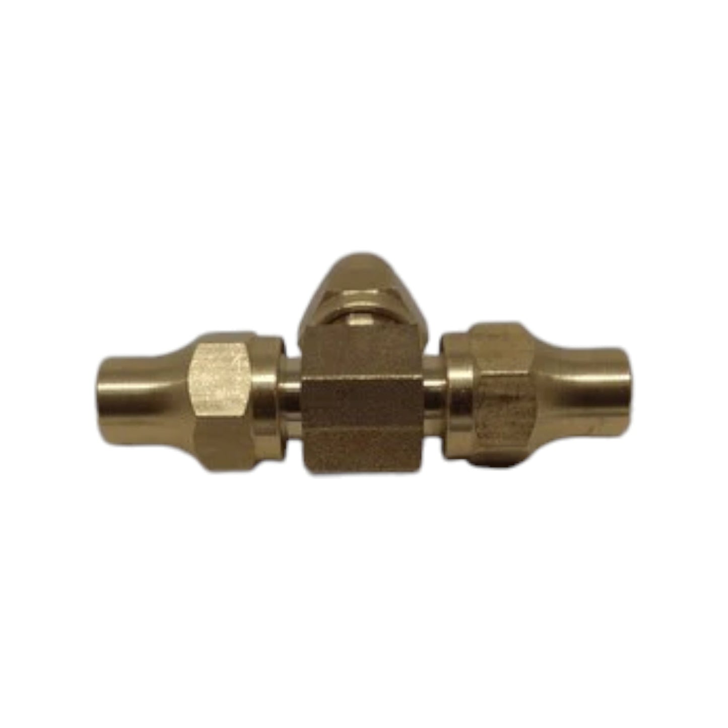 Brass Gas fitting 5-16 Flare Three Way Tee for 5-16 Copper Pipe with Flare Nuts 2352