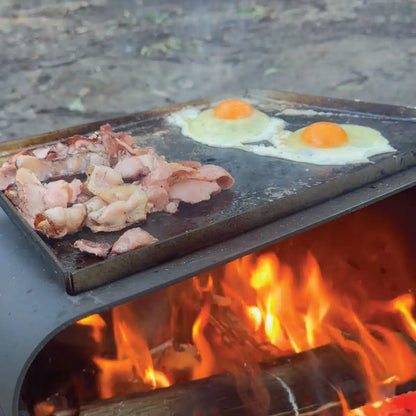 Bush Telly Camping Fire Pit and Cooktop Combo