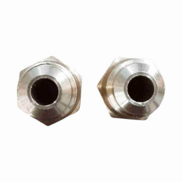Brass Gas Fitting 007-0504 5/16 Flare Union to 1/4 Taper Thread x 2