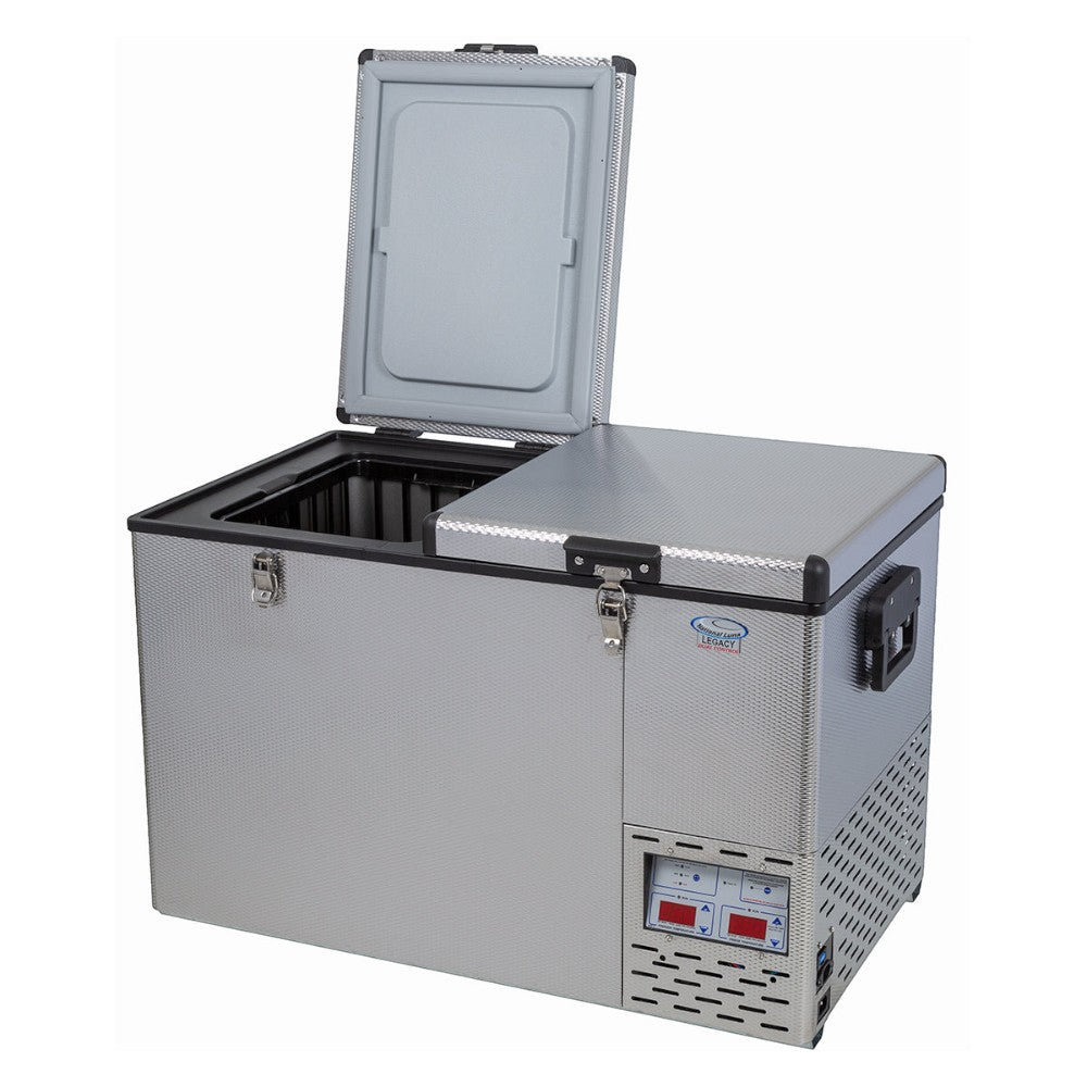 National Luna 72 Litre Legacy Stainless Steel Fridge and Freezer - Dual Zone