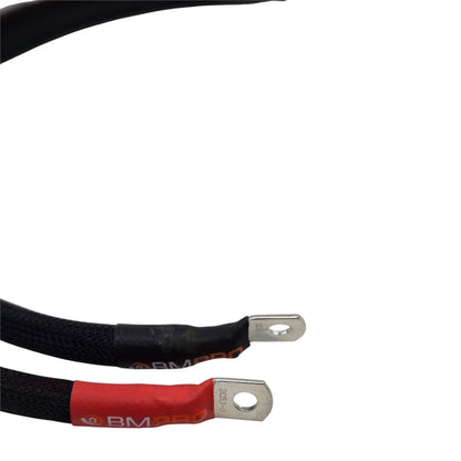BMPro Battery and Inverter Cable Set 85mmsq 330amp 300mm Mega Fuse Extreme Cover - Pair