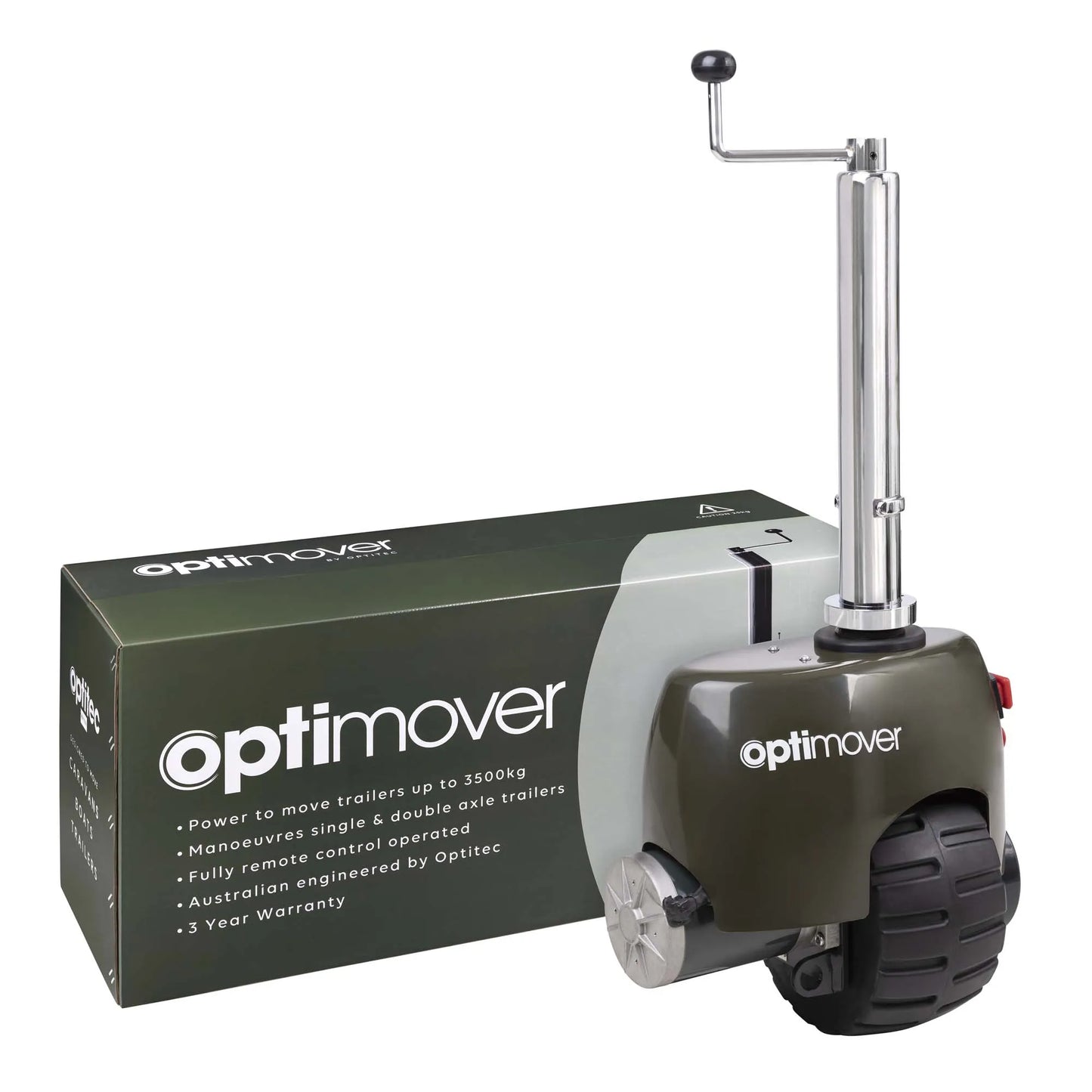 Optimover V3 Remote Control Caravan Mover Jockey Wheel