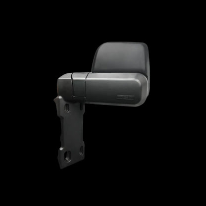 MSA Towing Mirror compatible with Toyota Land Cruiser 70-79 Series Black - Manual