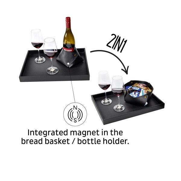 2in1 Magnetic Drink Holder and Bread Basket By Silwy - Everything Caravans