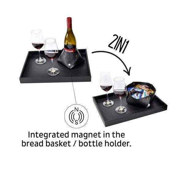 2in1 Magnetic Drink Holder and Bread Basket By Silwy - Everything Caravans