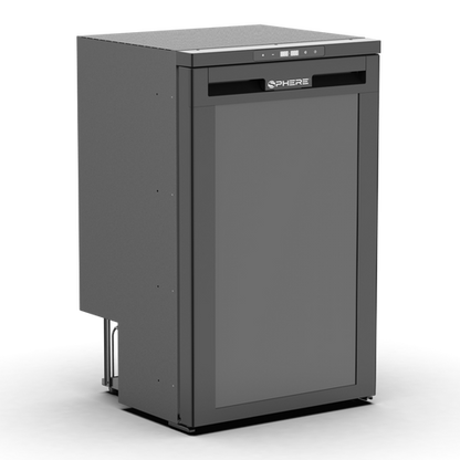 Sphere 83L Upright DC Compressor Fridge 12v 24v