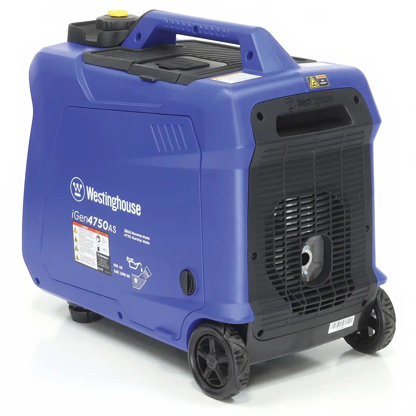 Westinghouse iGen4750AS Inverter Generator with Electric Start and Remote Control for 4750 Starting Watts / 3800 Running Watts