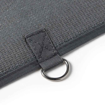 Cgear Grey Awning Privacy End Walls Angled End Drop with Zipper Door
