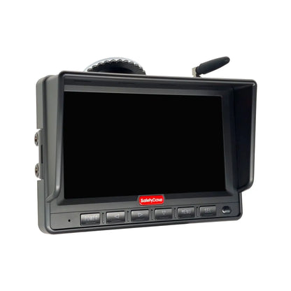 SafetyDave 7" Dash Monitor and 120/45 Degree Dual Black HD Camera Kit