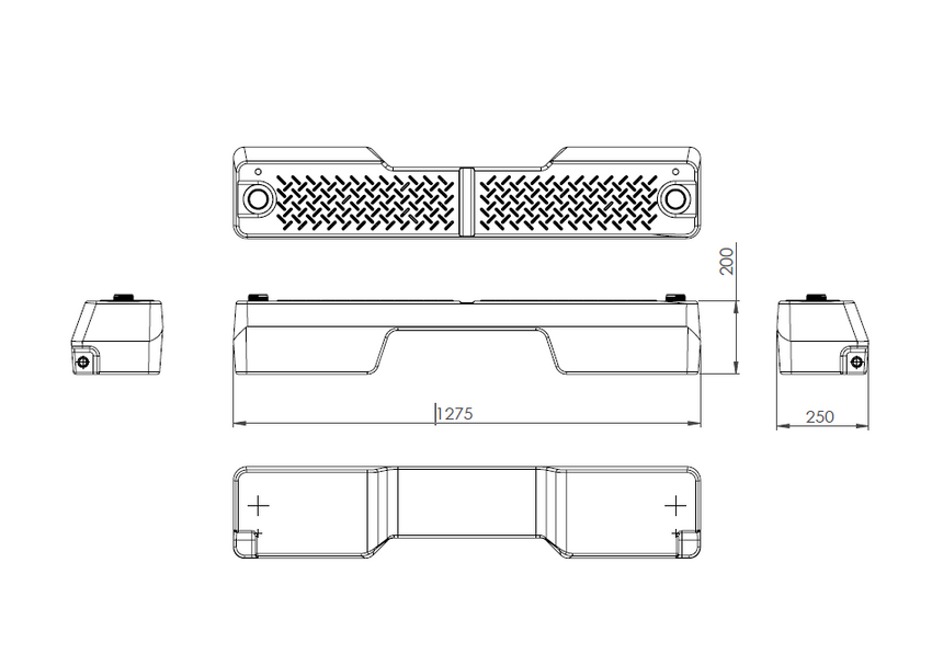 PAK Offroad Footwell  Tank 40L with Pump