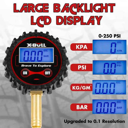 Digital tire pressure gauge 250PSI