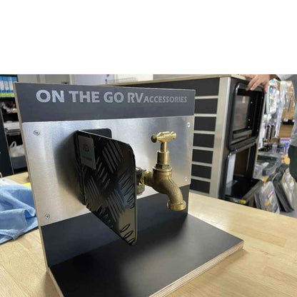 On The Go RV Alloy Tap Guard Black