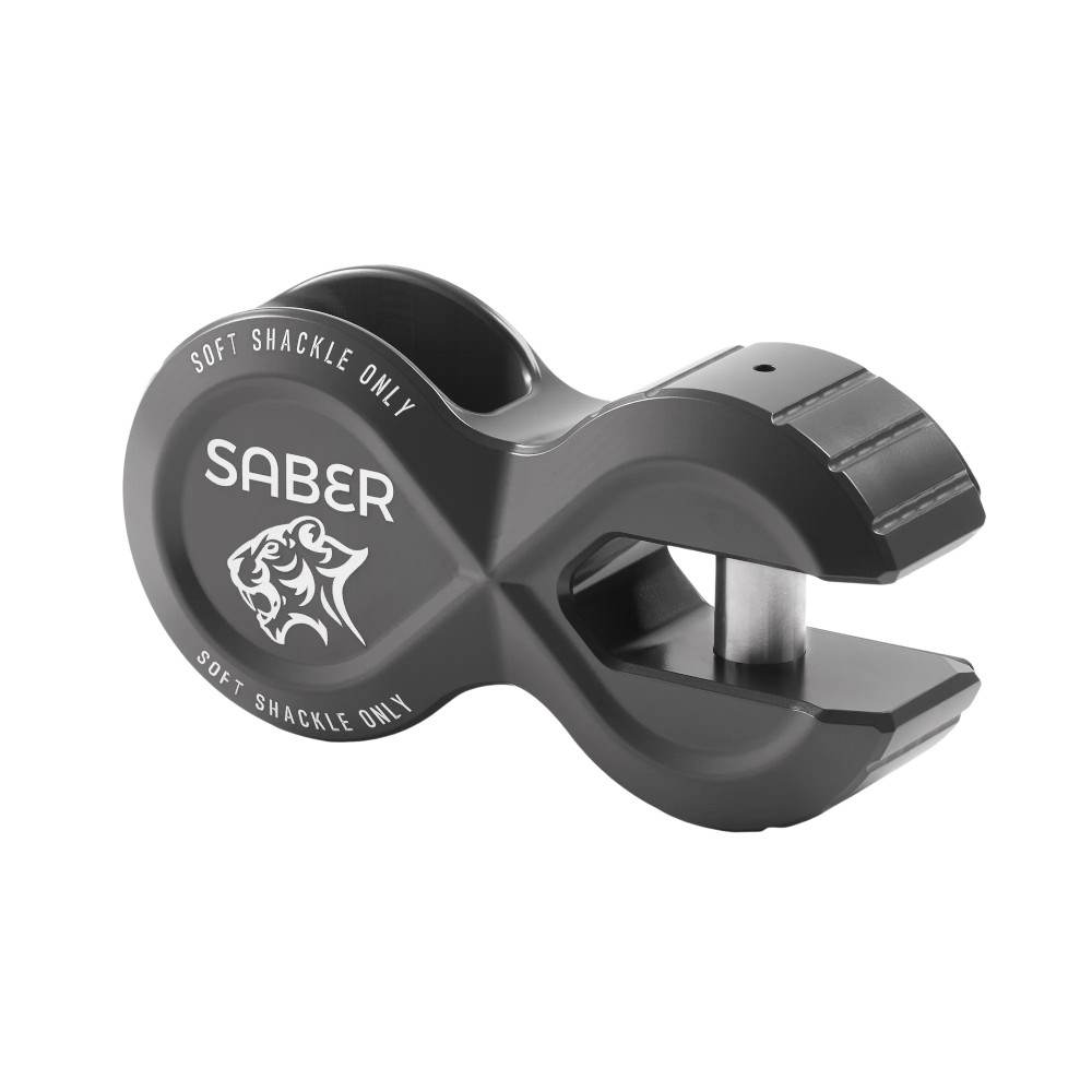 Saber 7075 Alloy Winch Shackle Pro Cerakote Grey winch shackle soft shackles