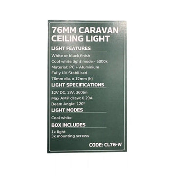 Supex  LED Ceiling Light 76mm White