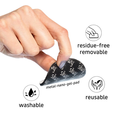 Magnetic Pins FLEX incl. Pads BLACK By Silwy