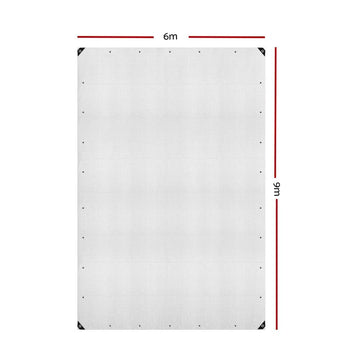 6Mx9M Tarp Heavy Duty Cover 135Gsm Clear