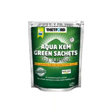 30530ZK Thetford Aqua Kem Green Sachets – 12Pk