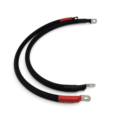 BMPro Battery and Inverter Cable Set 85mmsq 330amp 800mm Mega Fuse Extreme Cover - Pair