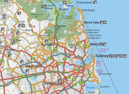 Hema New South Wales State Map