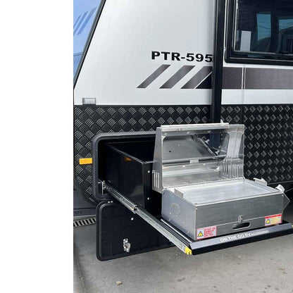 On The Go RV Kitchen Slide BBQ Combo Kit 570 - ALICE 1000mm Long