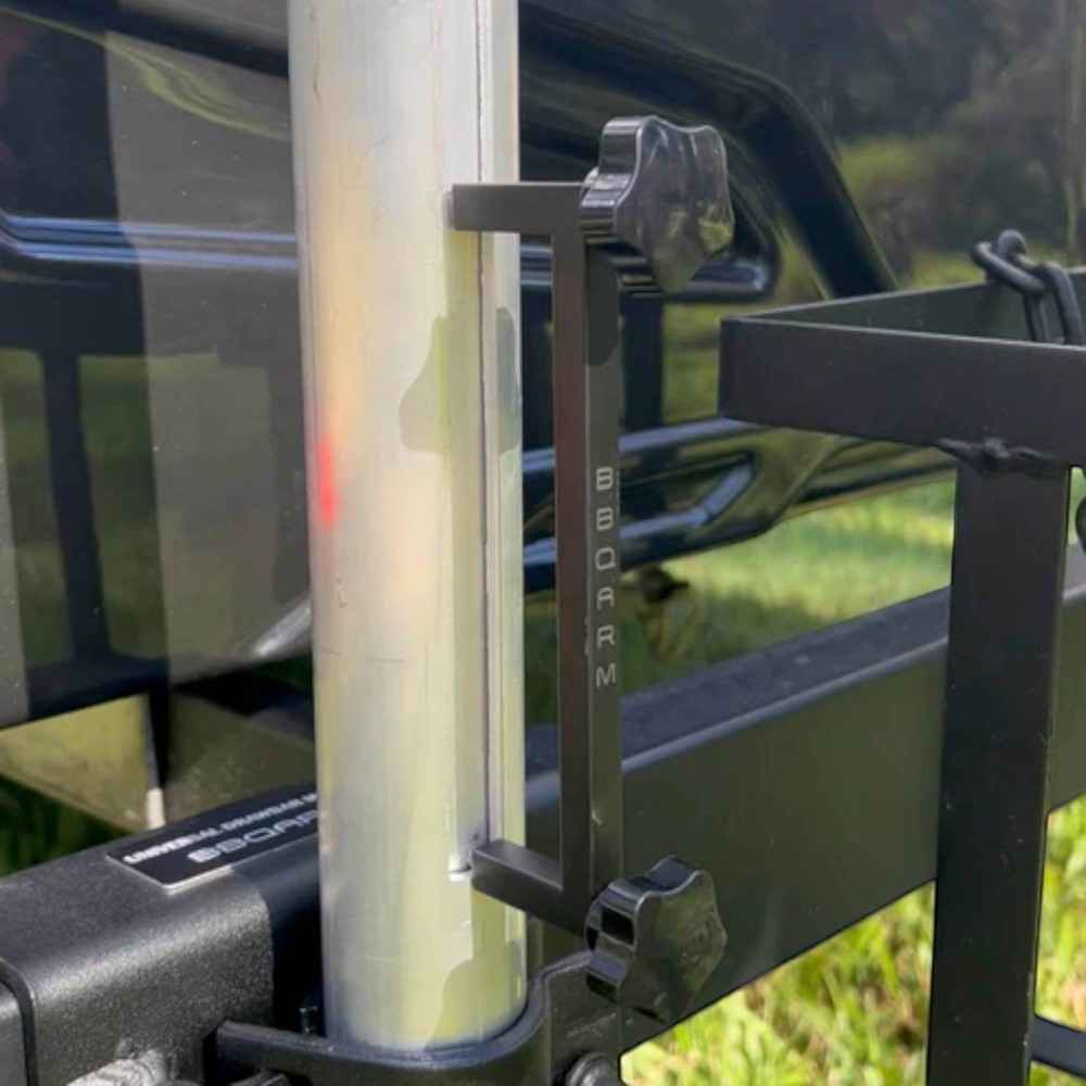 BBQARM Telescopic Starlink RV Pole Black
