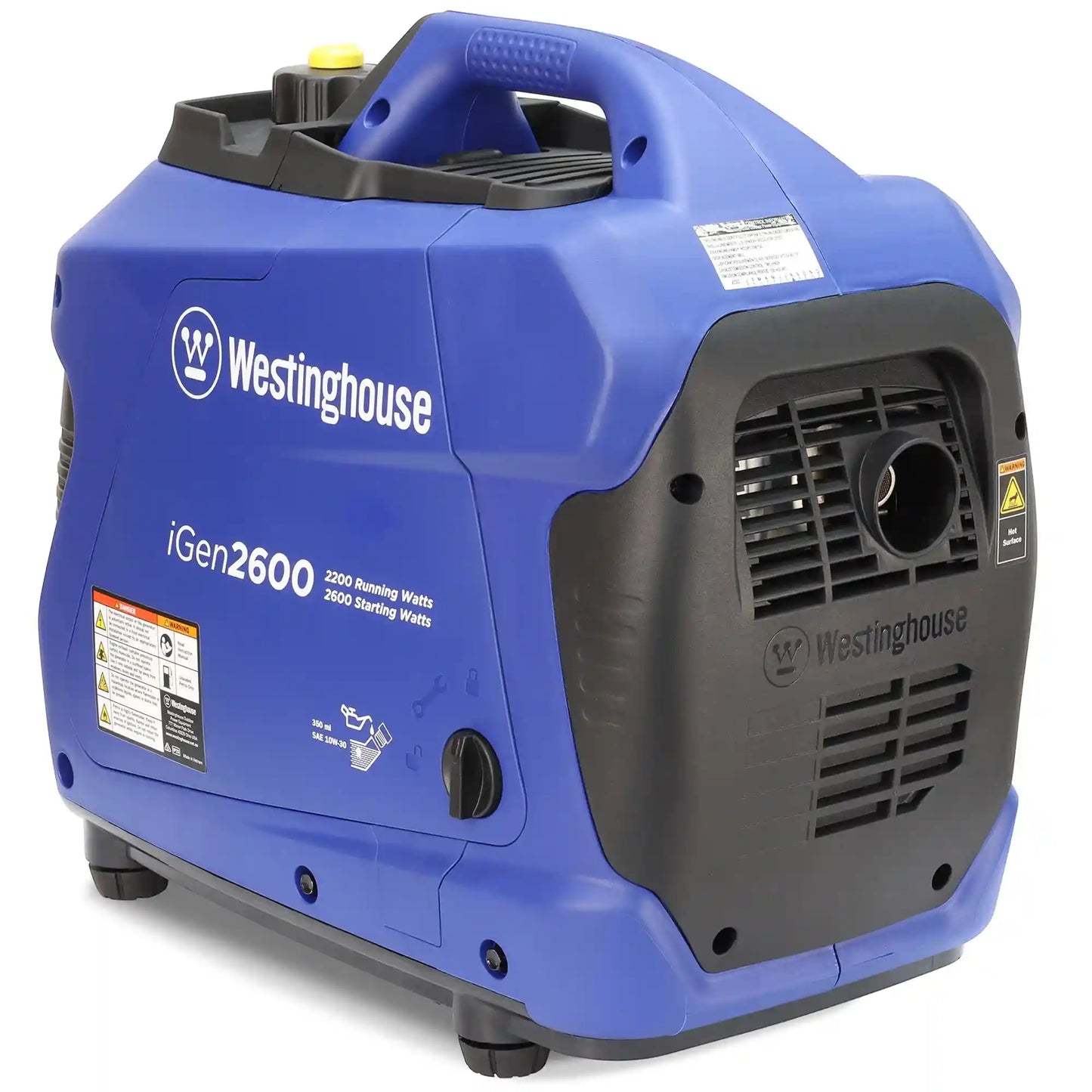 Westinghouse iGen2600 Inverter Generator for 2600 Starting Watts / 2200 Running Watts