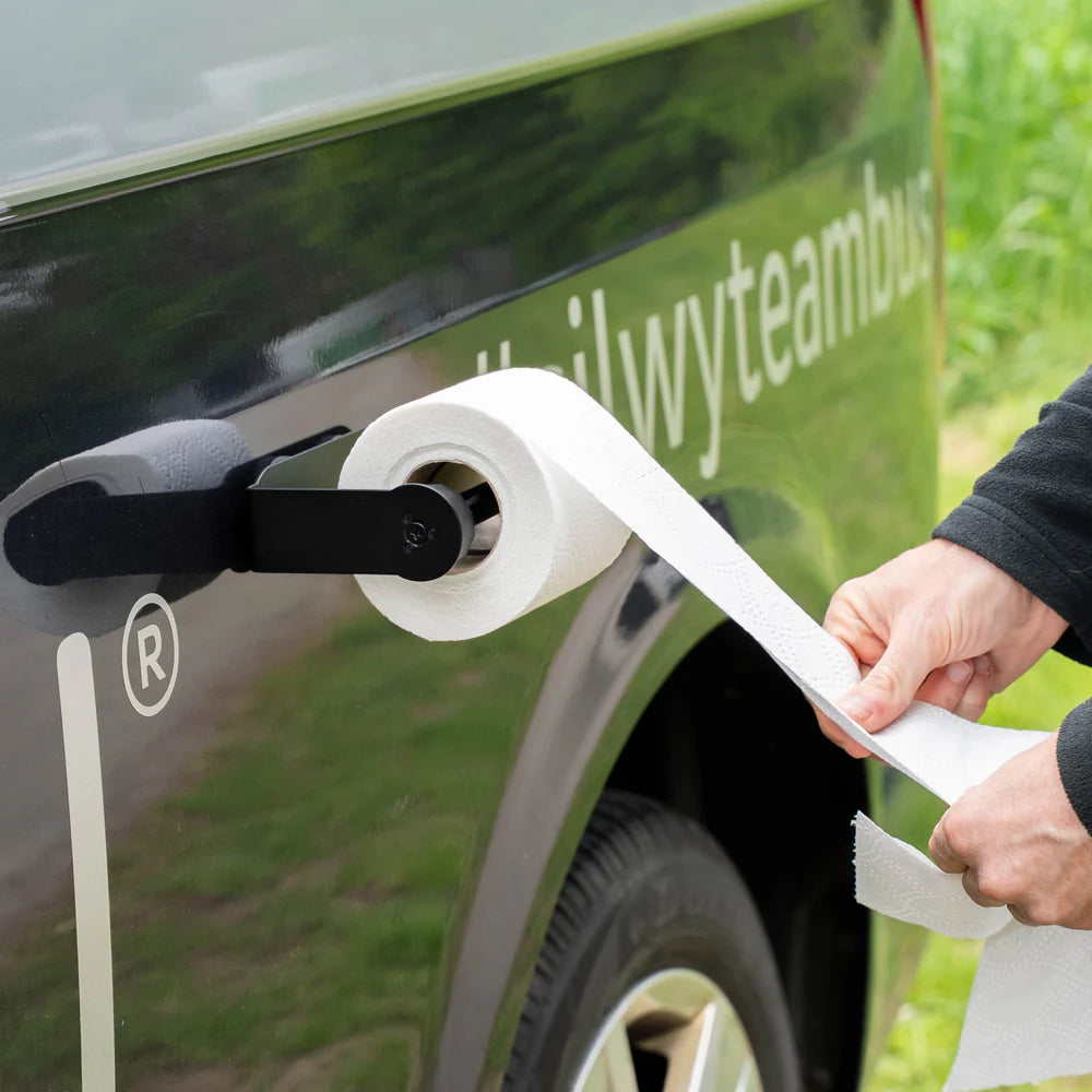 Silwy Magnetic toilet roll holder incl. metal strip