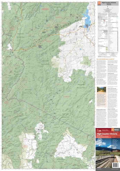 Hema The Victorian High Country - North Eastern Map
