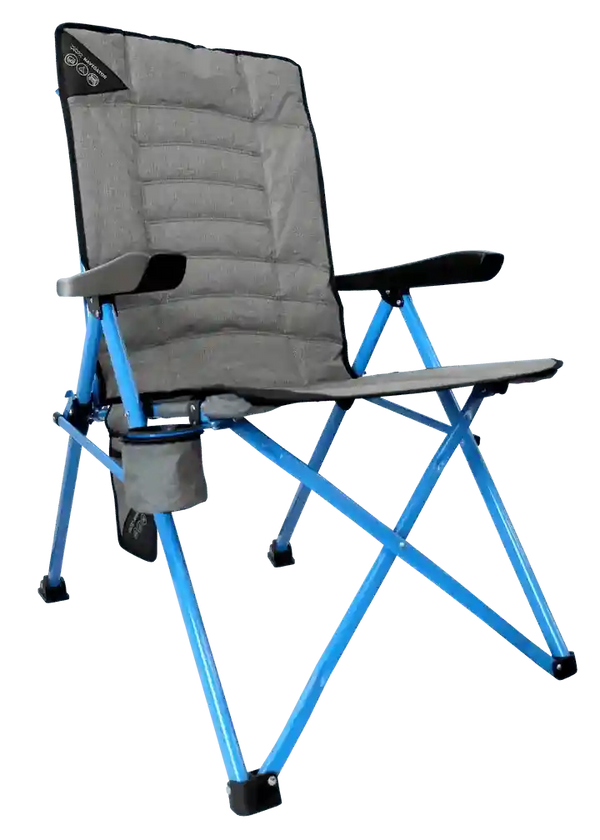 Navigator Gear the Somewhere Layback Chair Adults 150Kg Blue Grey - Everything Caravans
