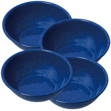 Campfire 12 Piece Enamel Dinner Set Navy Blue