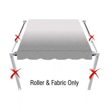 Carefree Fiesta Awning 14Ft - Silver Shale Fade (Fabric on Roll / No Arms)