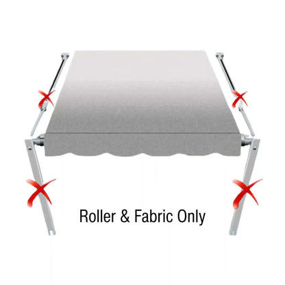 Carefree Fiesta Awning 14Ft - Silver Shale Fade (Fabric on Roll / No Arms)