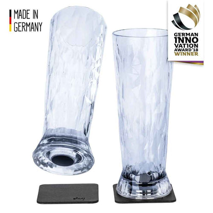 2 x Magnetic Plastic Glass Beer By Silwy