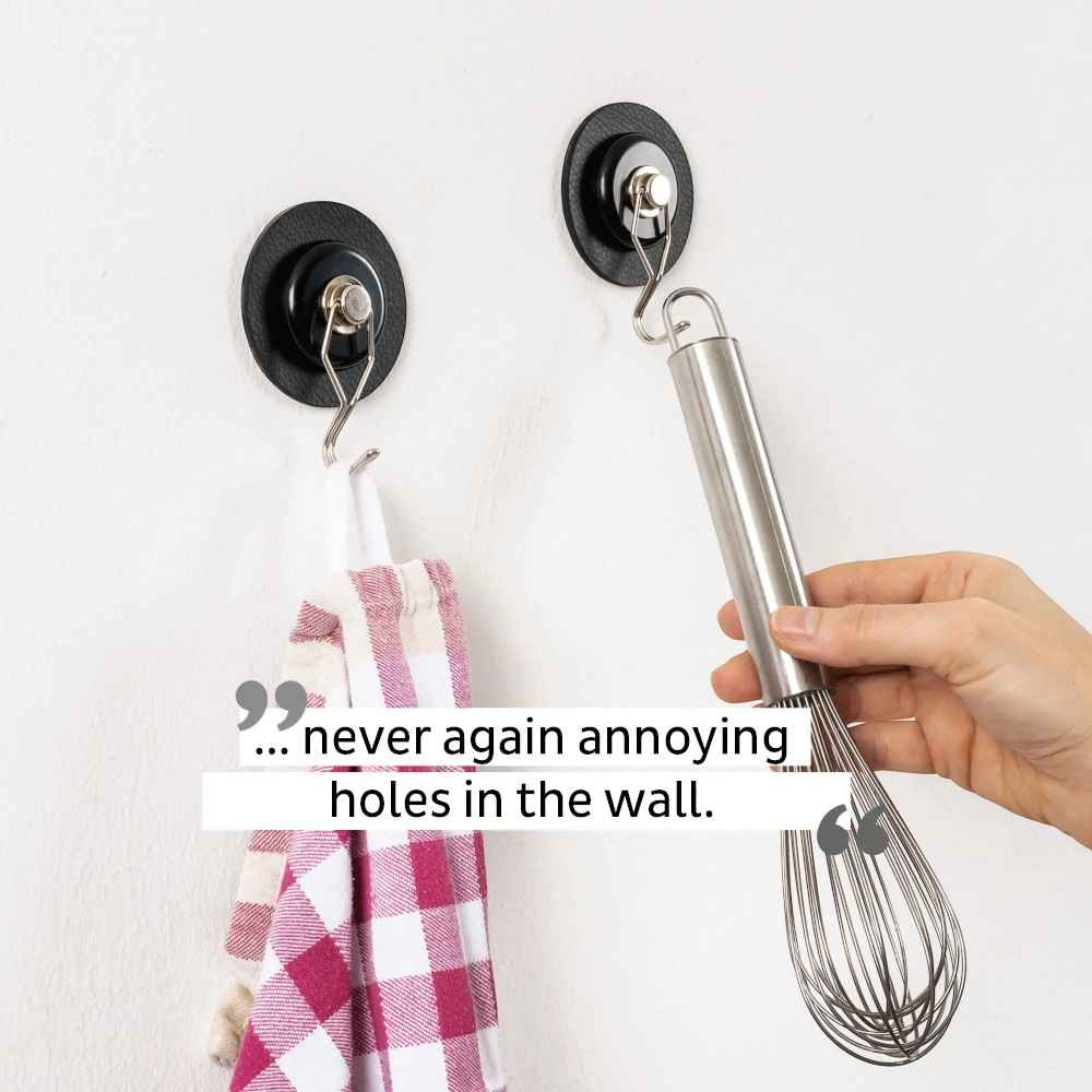 Magnetic Hook THE ONE incl. Pad BLACK By Silwy