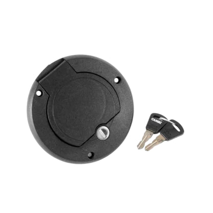 Camec Lockable Water Filler - Black Right Hand Hinge