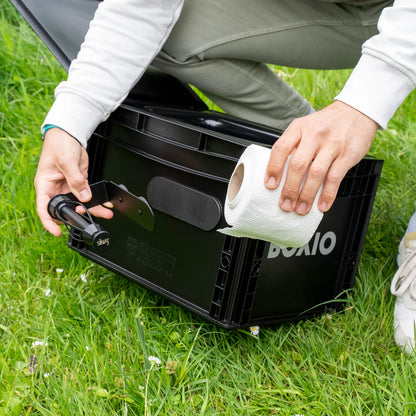 Silwy Magnetic toilet roll holder incl. metal strip